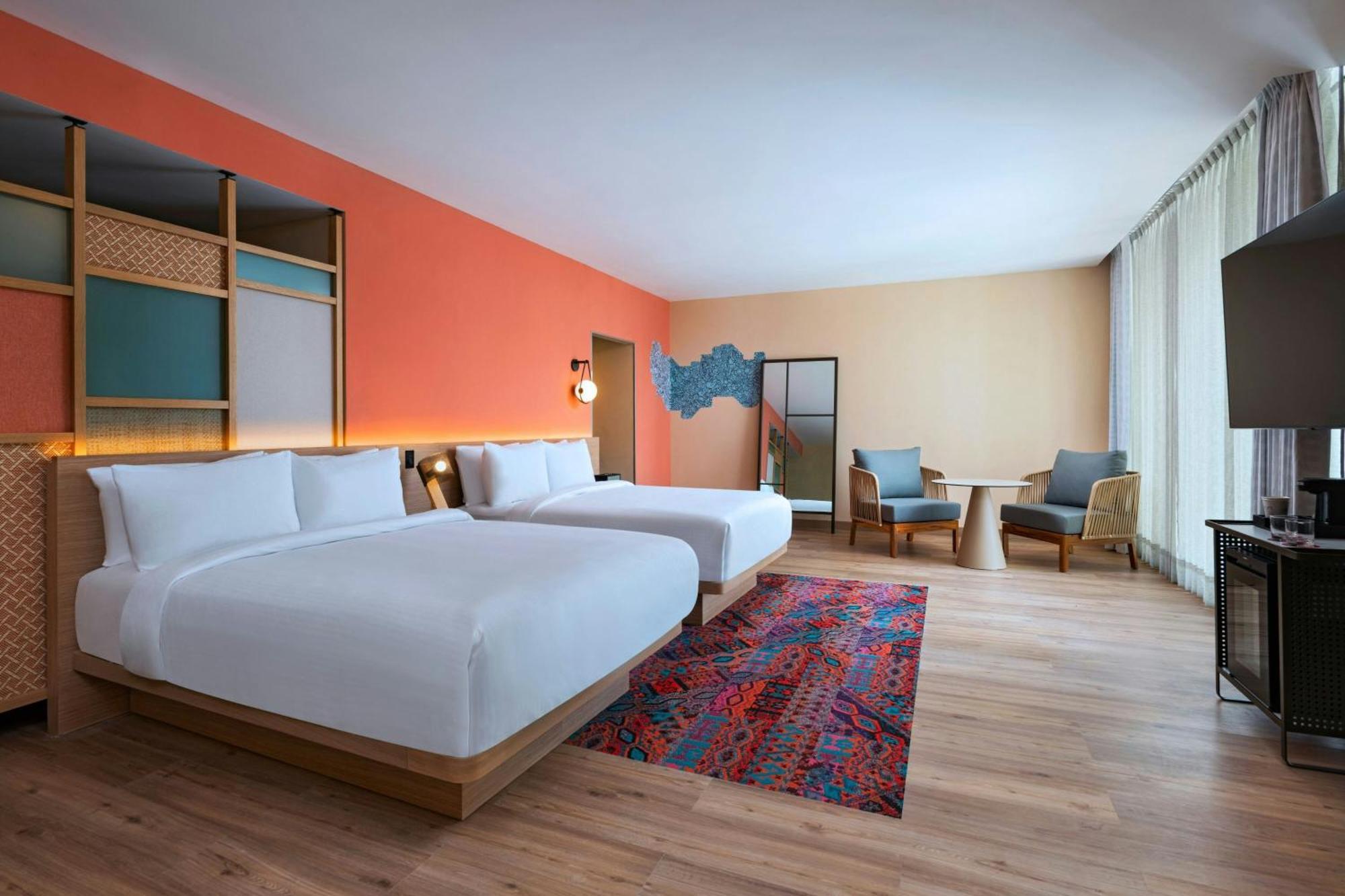 Aloft Playa Del Carmen Hotel Exterior foto A room at the hotel