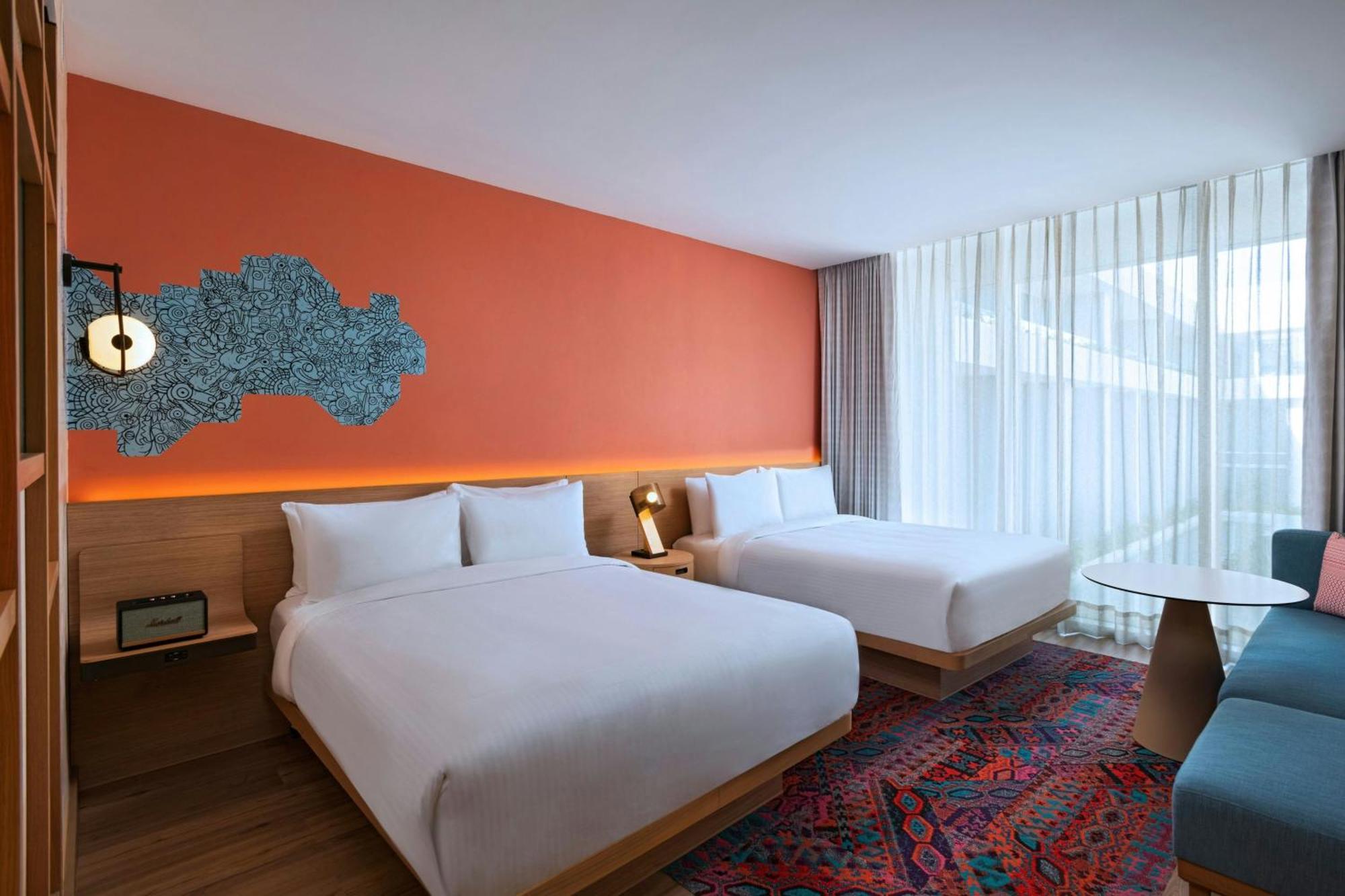 Aloft Playa Del Carmen Hotel Exterior foto A room at the hotel